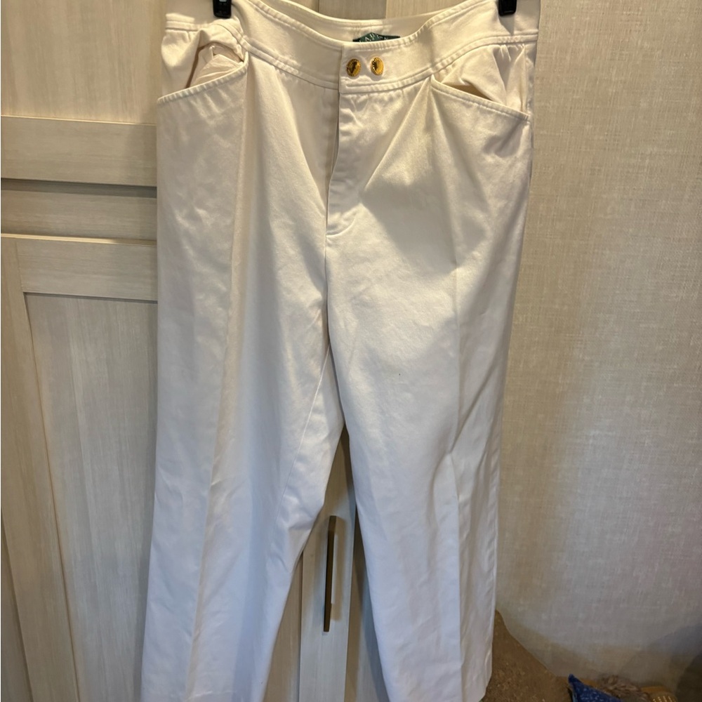 Ralph Lauren Cream Chinos